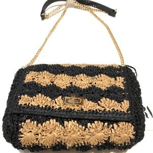 Zara Raffia Handbag